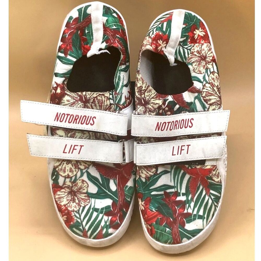 Notorious Lift Deadlift Shoes sumo sole floral size 47 Mens US 13/14 pre owned